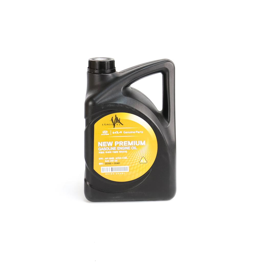 Масло моторное 0W20 Hyundai New Premium Gasoline SN C2 синтетика 4л.